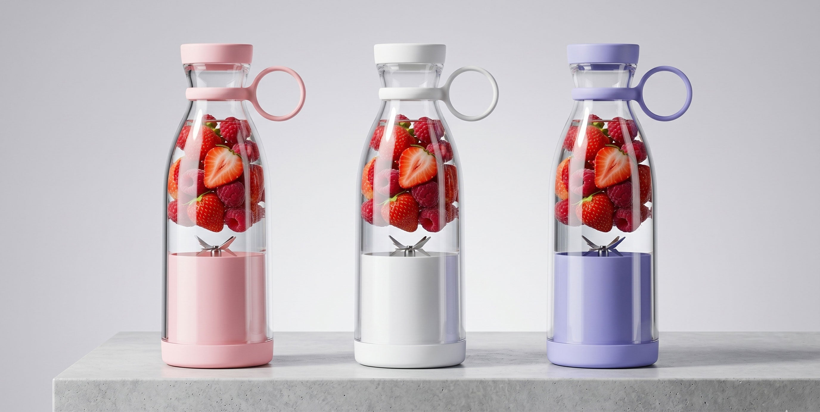 Portable USB Rechargeable Mini Juicer Blender - Personal Wireless Drink & Shake Maker
